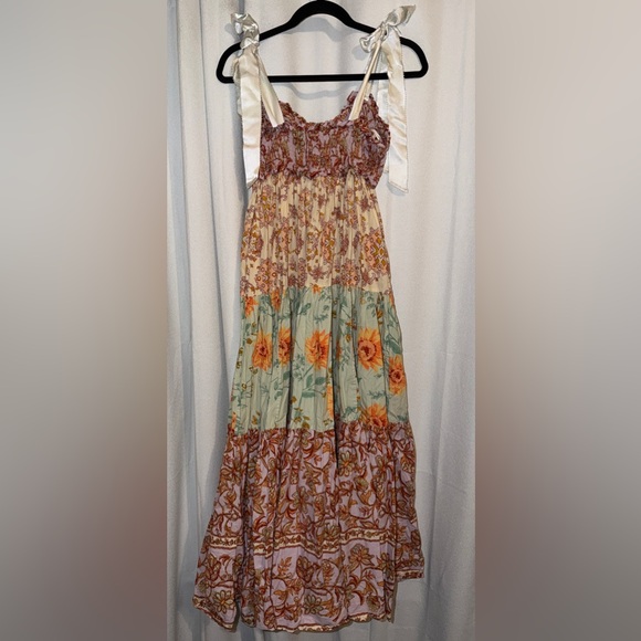 Free People Bluebell Lilac Color Combo Maxi Dress - Picture 5 of 6